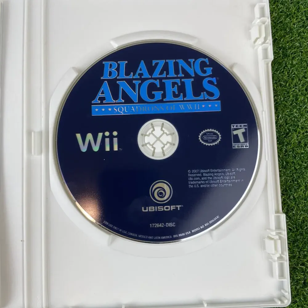 Blazing Angels: Squadrons of WWII Nintendo Wii 2007 Complete